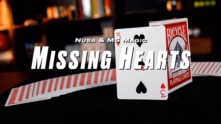 Missing Hearts (Red) by Nusa & MS Magic - magic trick
