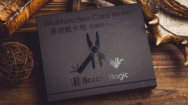 Multifunction Card Wallet by Jimmy Fan & Bacon Magic - magic trick