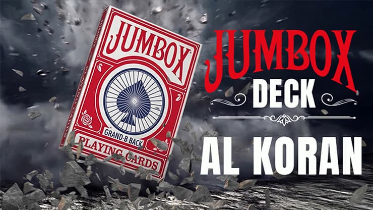Jumbox Koran Deck (Red) by Magic Dream - magic trick