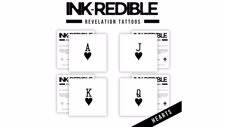 Ink-Redible Revelation Tattoos (Hearts) by Twisted Minds - magic trick