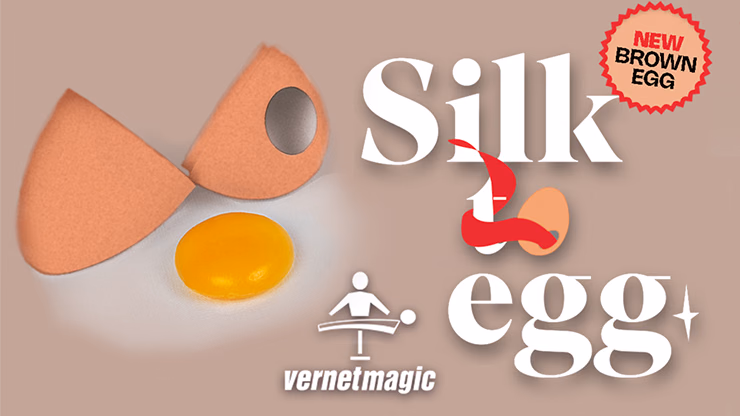 Silk to Egg (Brown) by Vernet - Trick - magic trick