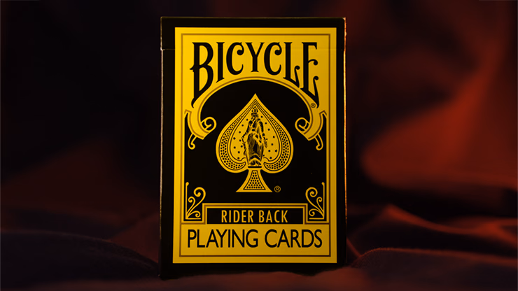 Bicycle Reverse (Yellow) Playing Cards - magic trick