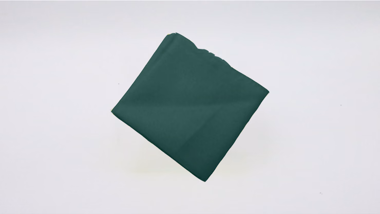 Silk 9 inch Single (Dark Green) Magic by Gosh - magic trick