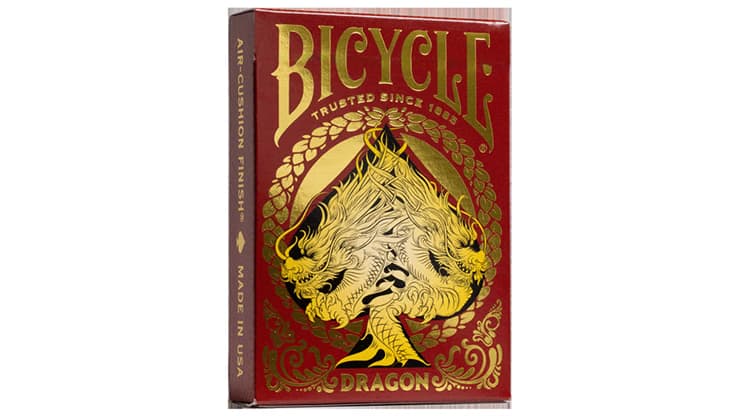 Bicycle Dragon Red Playing Cards by US Playing Card Co - magic trick