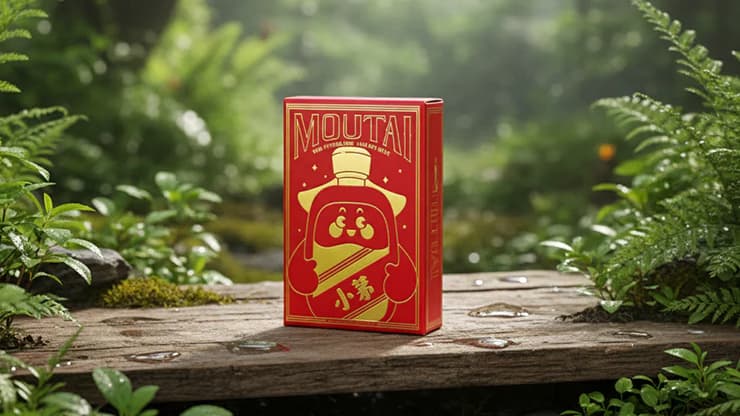 MOUTAI Red Limited Edition (2 Deck Set) Playing Cards - magic trick