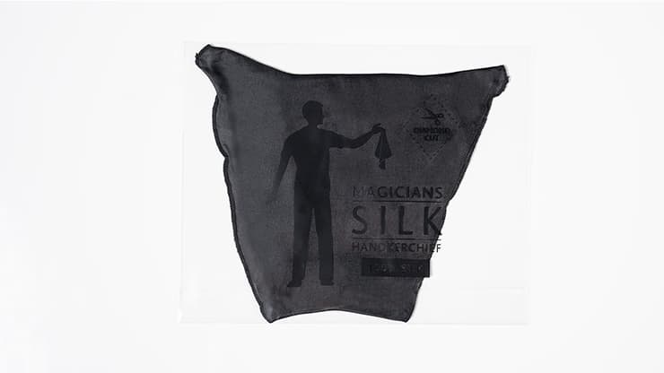 PRO SILK DIAMOND CUT BLACK 18" by Murphy's Magic - magic trick