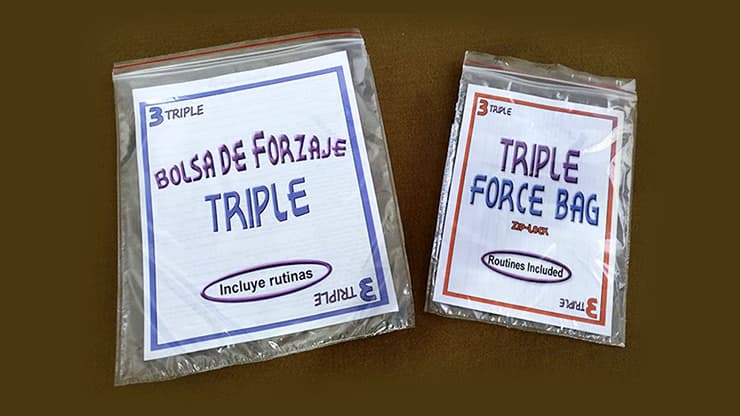Triple Force Zip Lock Bag (Small, 6.5 x 9.5") - magic trick