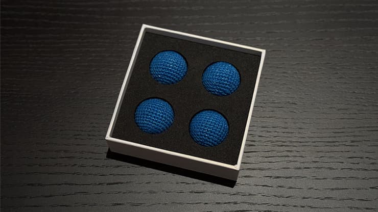 Shining Crochet Balls (Royal Blue) by JT Magic - magic trick