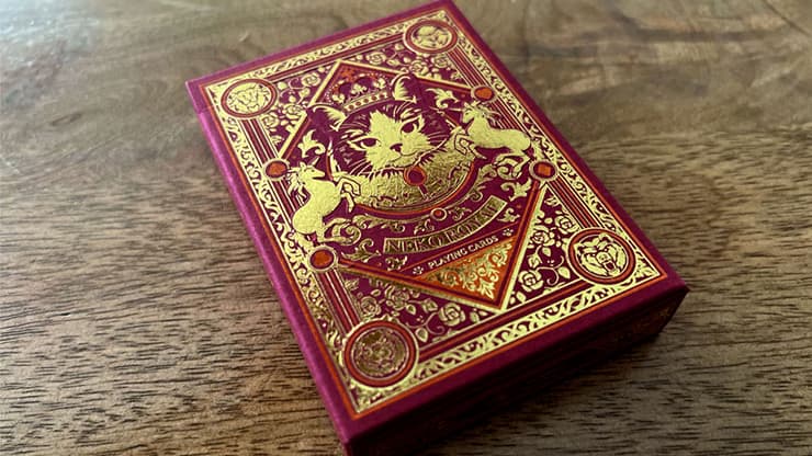 Neko Royal Red Playing Cards - magic trick