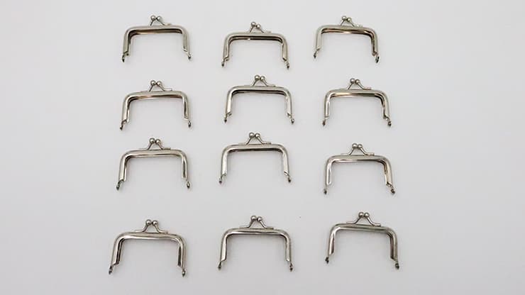 Purse Frames (Silver, 12 in one pack) Goshman - magic trick