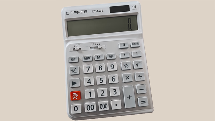 Electricks Quantum Calculator (White) - magic trick