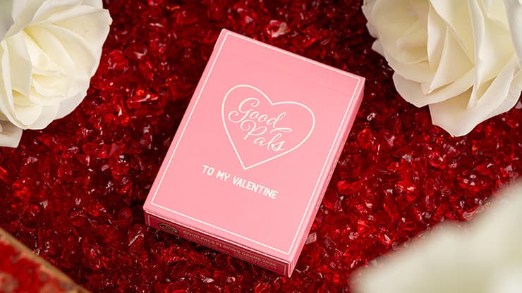 Good Pals Valentine's Pink Playing Cards - magic trick