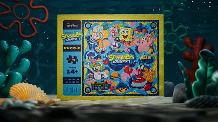 SpongeBob SquarePants Jigsaw Puzzle by theory11 - magic trick