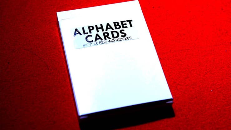 Alphabet Playing Cards Bicycle No Index by PrintByMagic - magic trick