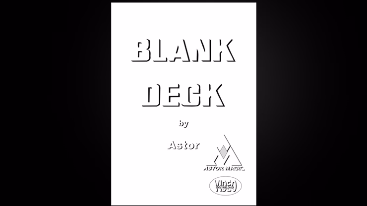 Blank Deck by Astor - magic trick