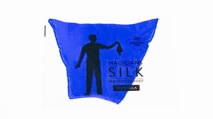 PRO SILK DIAMOND CUT BLUE 18" by Murphy's Magic - magic trick
