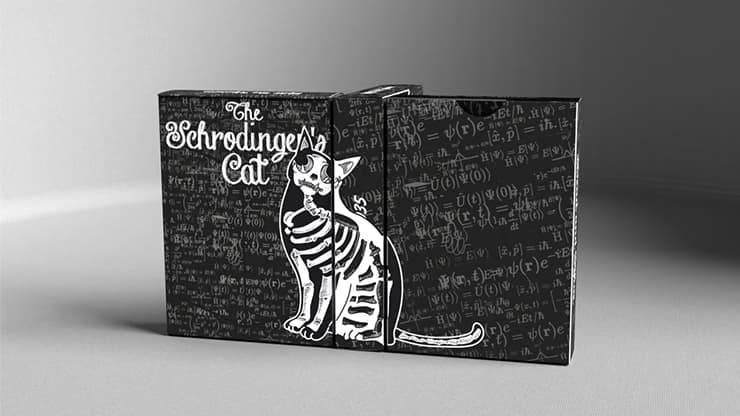 Schrodinger's Cat: Dead Black Edition Playing Cards - magic trick