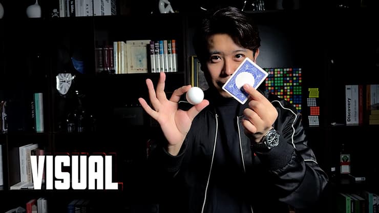 Ball on Card by Bond Lee & MS Magic - magic trick