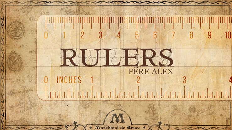 Rulers by Père Alex & Marchand de trucs - magic trick