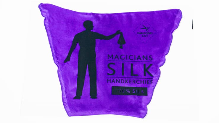 PRO SILK DIAMOND CUT PURPLE 36" by Murphy's Magic - magic trick