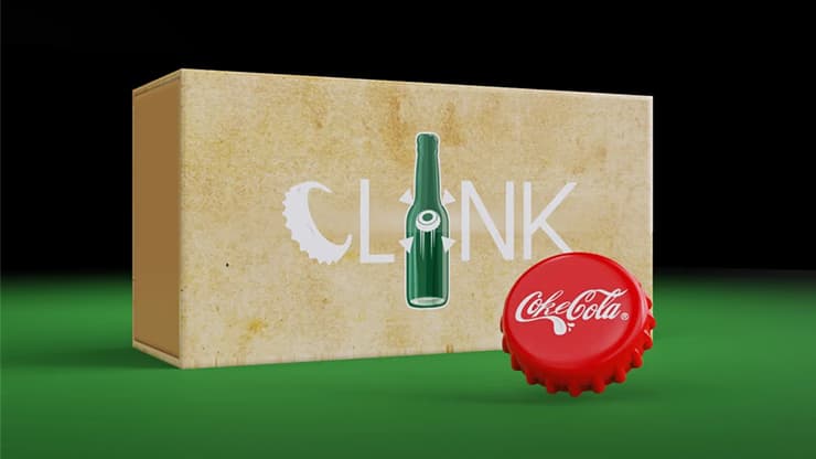 The Clink (Cap in Bottle) by Iarvel Magic and Wonder House (Coke) - magic trick