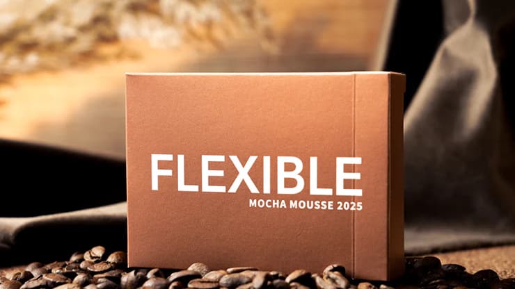 Flexible Mocha Mousse Playing Cards by TCC - magic trick