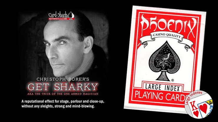 Get Sharky Large Index (Red) by Christoph Borer - magic trick