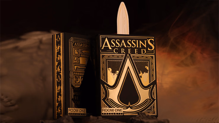 Assassin's Creed Legacy Version 2 Onyx (Hidden Blade) Playing Cards - magic trick