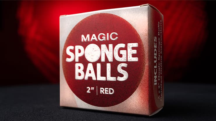 Magic Sponge Balls 50PK RED 2" by Murphy's Magic - magic trick