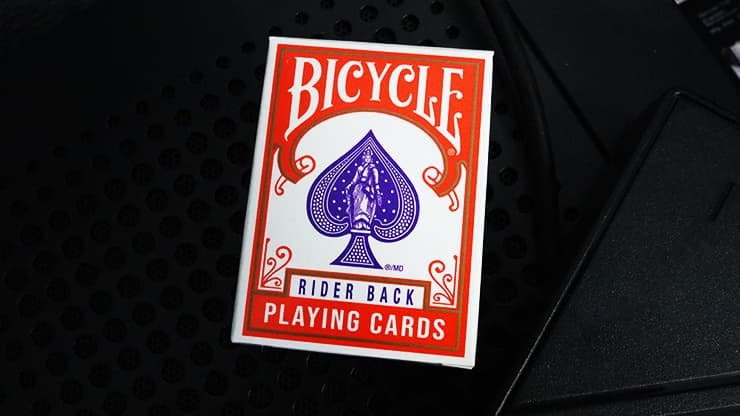 Mini Bicycle Cards (Orange) - magic trick