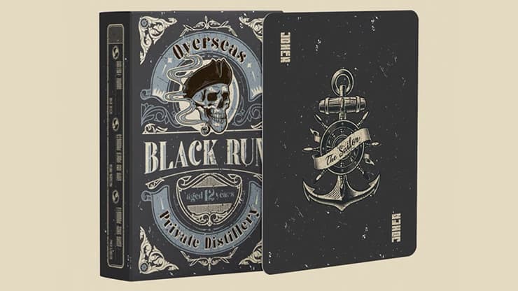 Black Rum Playing Cards - magic trick