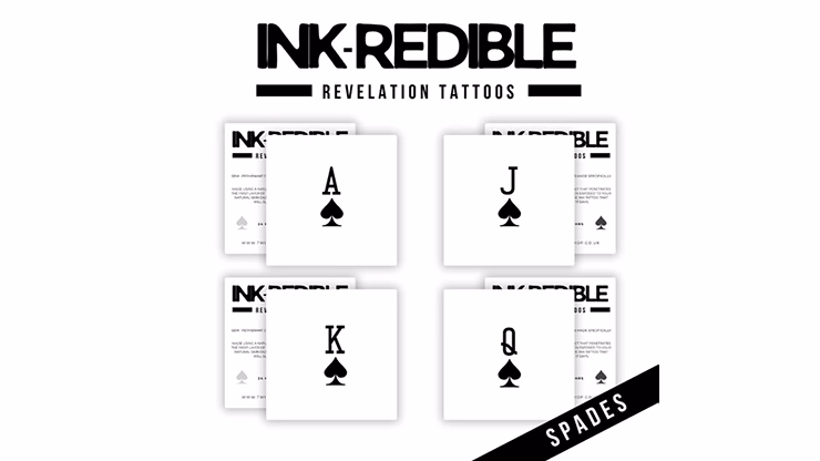 Ink-Redible Revelation Tattoos (Spades) by Twisted Minds - magic trick