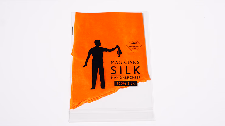 PRO SILK DIAMOND CUT ORANGE 36" by Murphy's Magic - magic trick