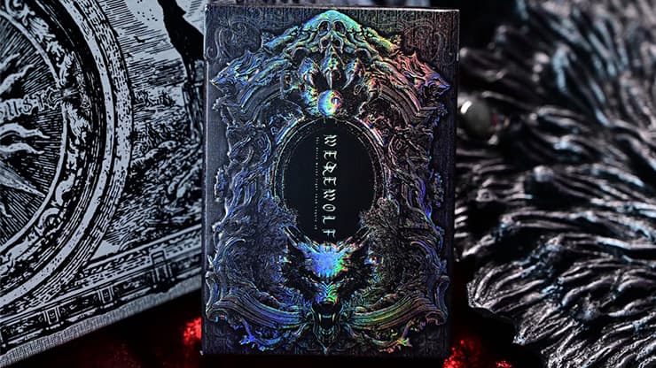 Trinity of Night - Werewolf HOLO Playing Cards by Evokad - magic trick