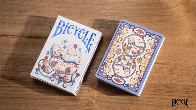 Bicycle Mascot (Tiger Sniffs the Rose) Playing Cards - magic trick
