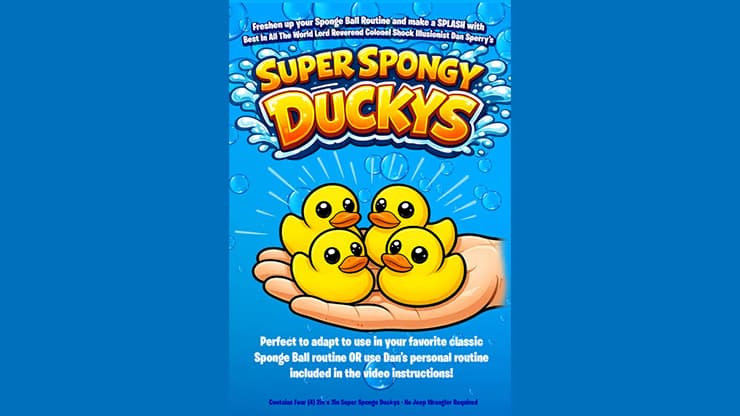 Super Spongy Duckies (4) - magic trick