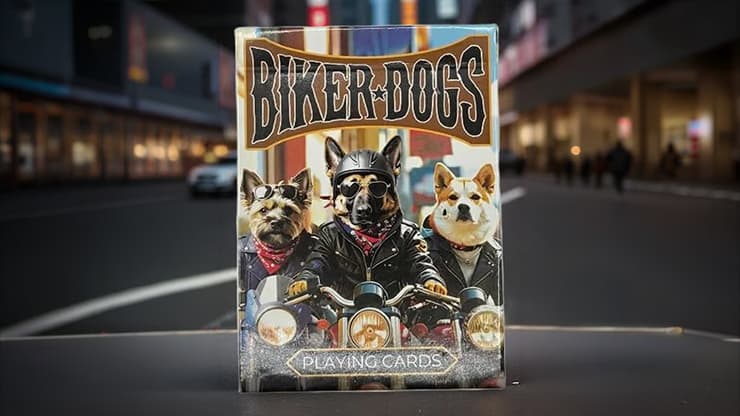 Biker Dogs Playing Cards by Collectable Playing Cards - magic trick