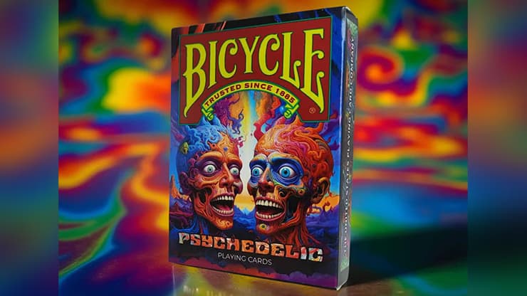 Bicycle Psychedelic Playing Cards by Collectable Playing Cards - magic trick