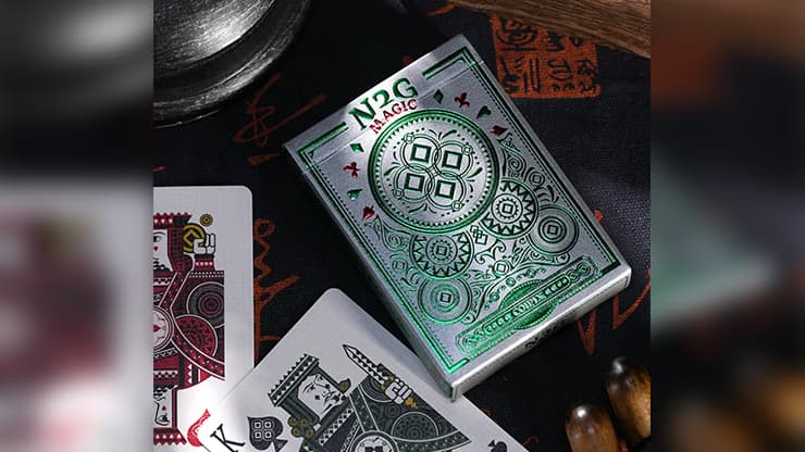 COIPIX (Green) Playing Cards by N2G - magic trick