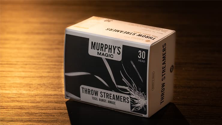 Throw Streamers 12 pk. (White / 30 Head) by Murphy's Magic - magic trick