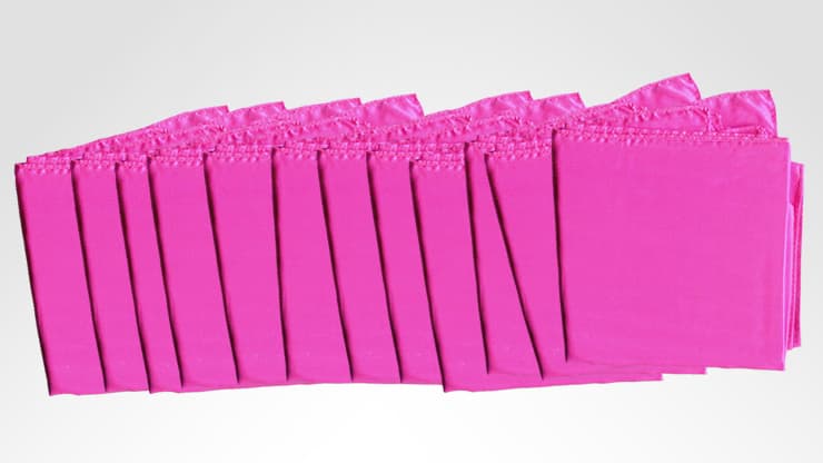 Silk 18 inch (Light Pink 12 Pack) Magic by Gosh - magic trick