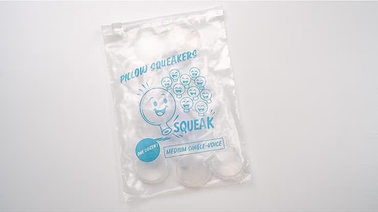 Pillow Squeaker Single Voice (12pk Medium) by Murphys Magic - magic trick