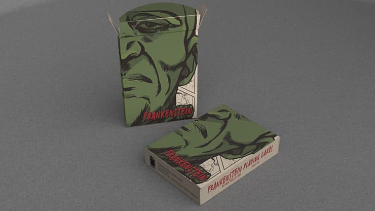 Frankenstein Series Comic Edition (Gilded) Playing Cards - magic trick