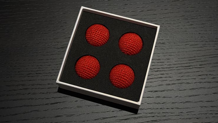 Shining Crochet Balls (Red) by JT Magic - magic trick