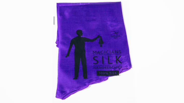 PRO SILK DIAMOND CUT PURPLE 12" by Murphy's Magic - magic trick
