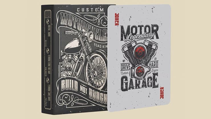 Custom Motorcycles Playing Cards - magic trick