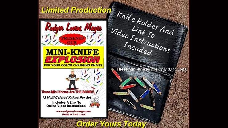 Mini- Knife Explosion by Rodger Lovins - magic trick