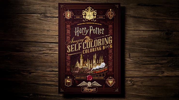 Harry Potter Self-Coloring Book by theory11 - magic trick