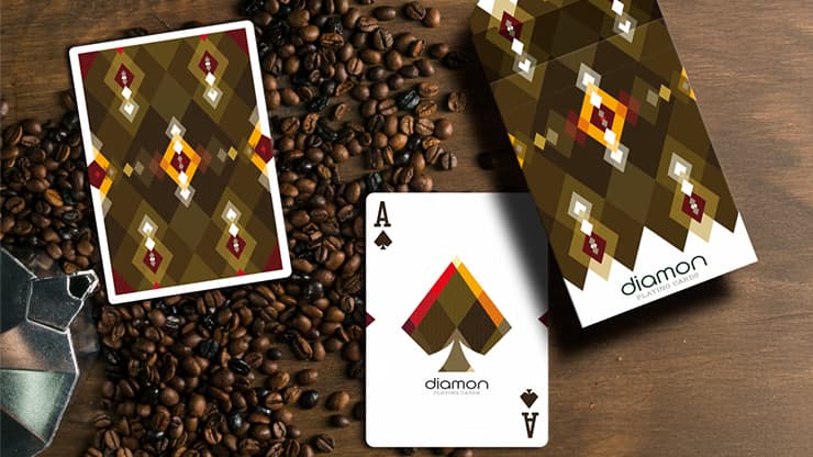 Diamon Playing Cards N° 27 Dark Roast by Dutch Card House Company - magic trick