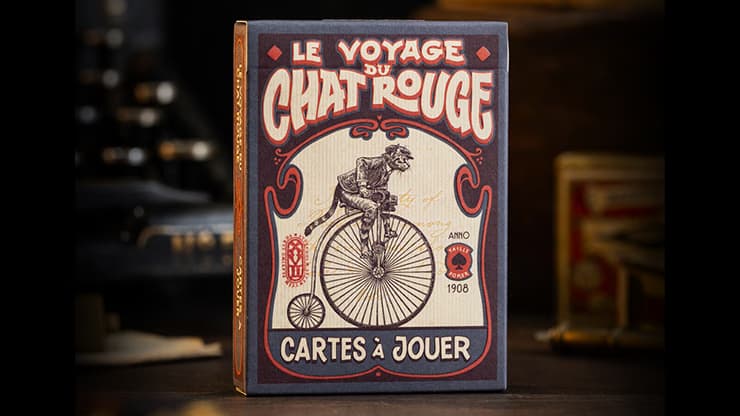 Le Voyage Du Chat Rouge Playing Cards by Stockholm17 - magic trick